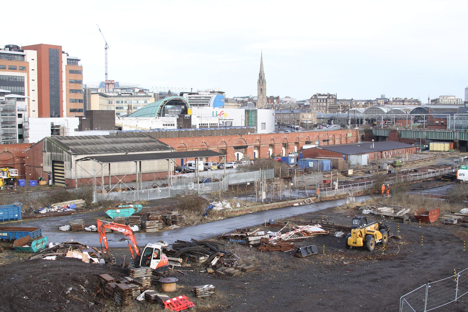The Historic FORTH BANKS Goods Yard area around Pottery Lane General